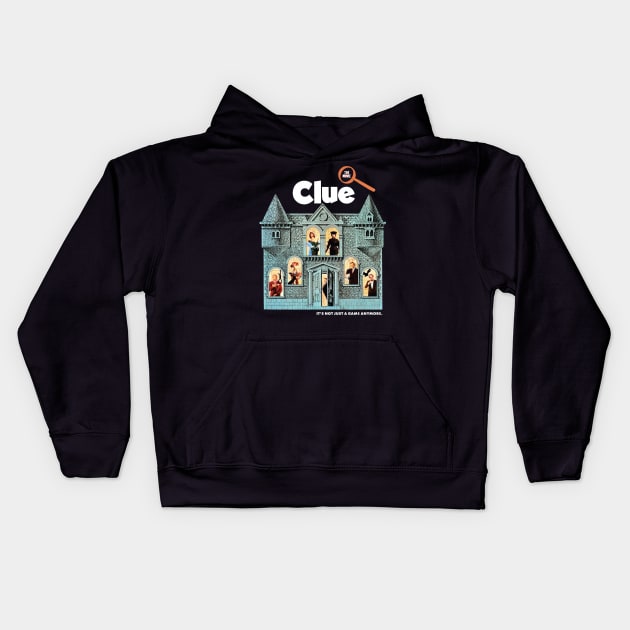 Castle Clue Movie Kids Hoodie by Jusstea